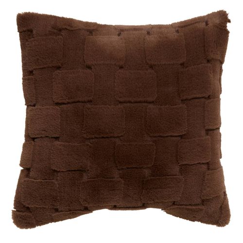 Coussin Nalia Carré 45x45cm Marron