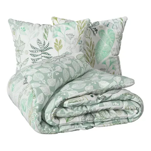 Parure De Lit Alioe 220x240cm Vert
