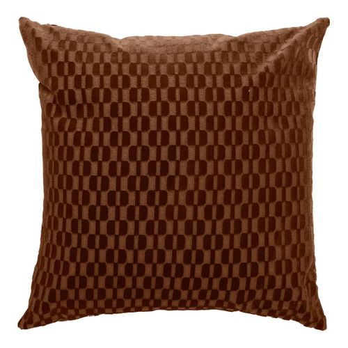 Coussin Selia Carré 40x40cm Marron