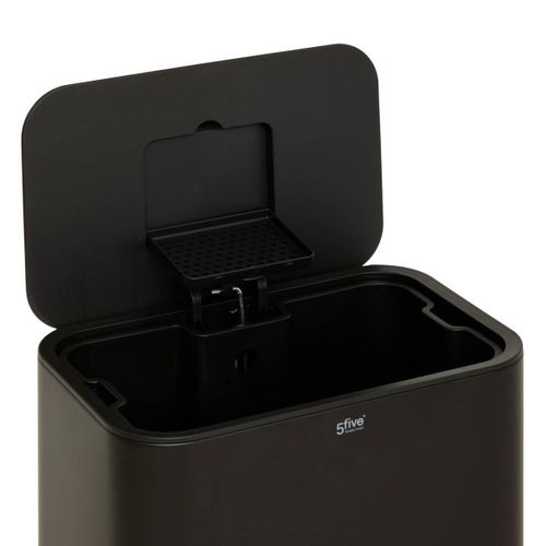 Poubelle Rectangulaire À Pédale Delta 30l Noir