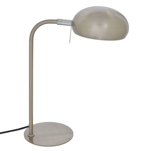 Lampe de bureau H. 38 cm MAONA Argenté vue 3/4