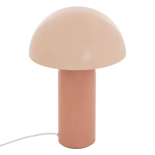 Lampe de chevet H. 36 cm LITO Rose vue 3/4