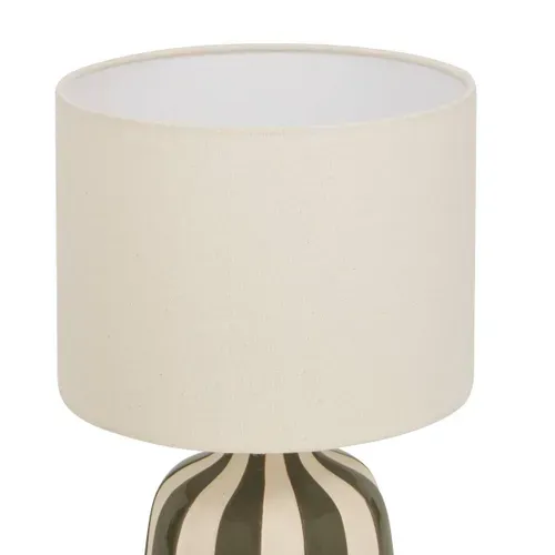 Lampe à poser kaki H. 41,5 cm VILMA Kaki vue détaillée