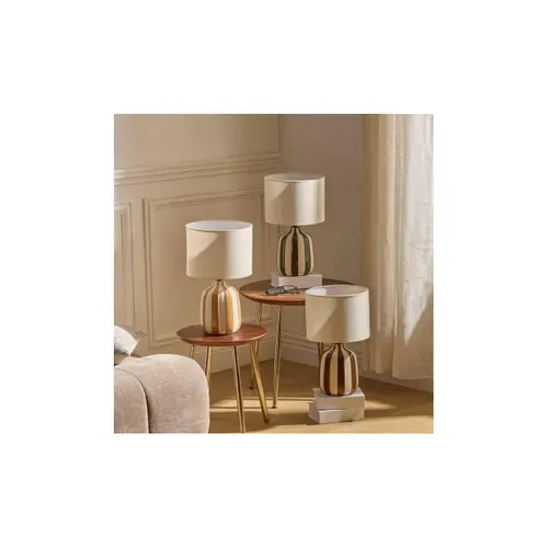 Lampe à poser kaki H. 41,5 cm VILMA Kaki