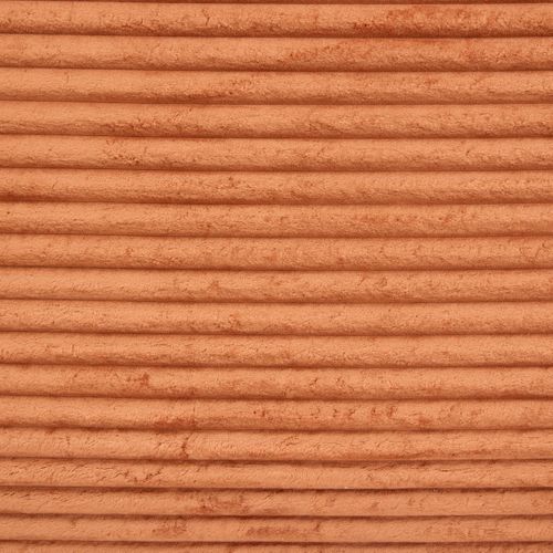 Canapé compressé 3 places SOLKA velours côtelé terra cotta vue détaillée