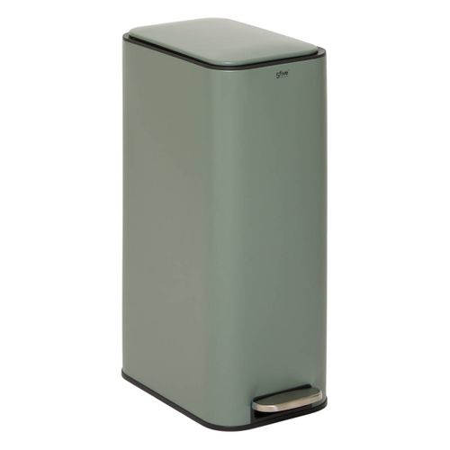 Poubelle Slim Rectangulaire À Pédale Delta 30l Vert