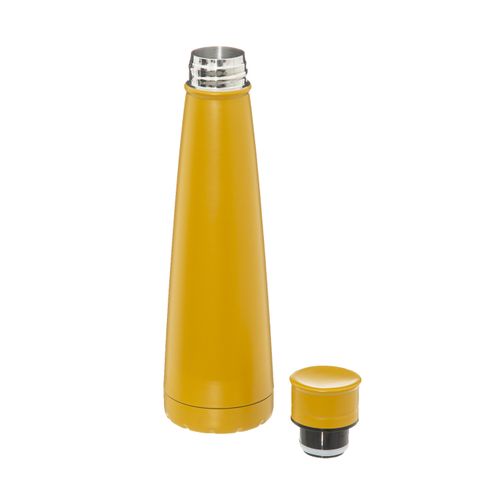 Bouteille Isotherme En Acier Inoxydable Jaune Moutarde 0.45 L