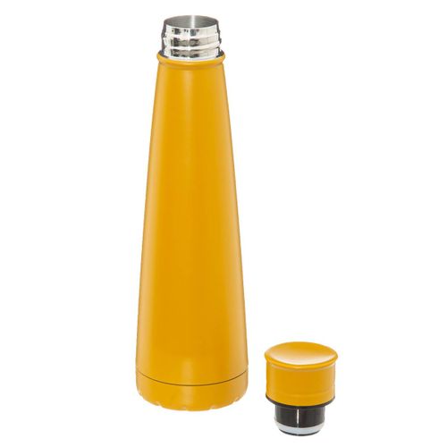 Bouteille Isotherme En Acier Inoxydable Jaune Moutarde 0.45 L