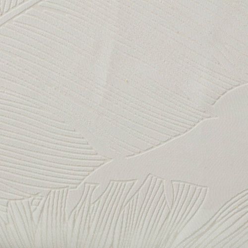 2 Voilages Dev Effet Feuille - 60 X 120 Cm - Blanc