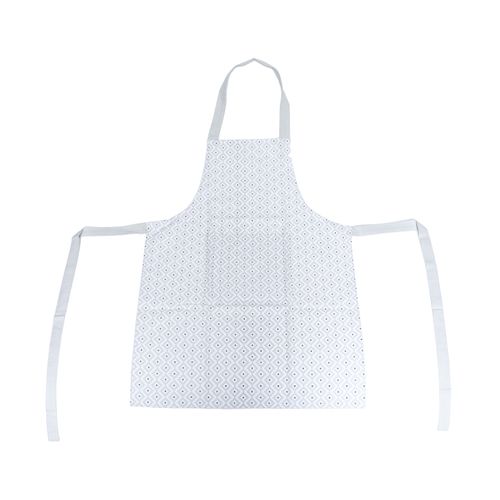 Tablier De Cuisine En Coton Gris Imprimé Etnik 60 X 80 Cm