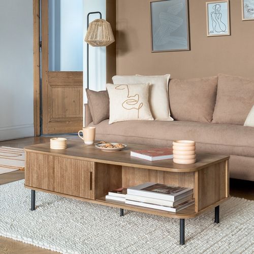 Table Basse 2 Portes Coulissantes Colva Atmosphera