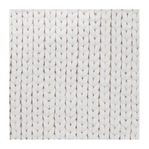 Grand Tapis De Salle De Bain Épais Blanc 50 X 120 Cm