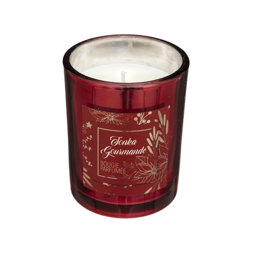 Bougie Parfumée Tonka Gourmande Pot En Verre 210g