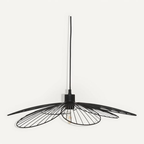 Luminaire Suspension En Métal Noir D 57 Cm