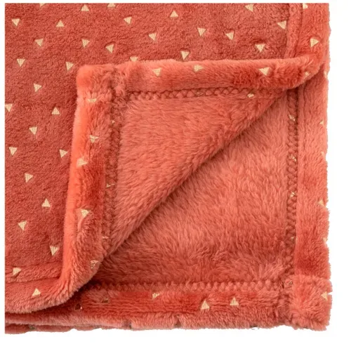 Plaid 75x100 cm OYA Terracotta vue 3/4