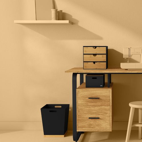 Organiseur De Bureau Boite De Rangement Vertical 3 Tiroirs Modèle Bava