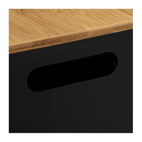 Lot De 3 Boites De Rangement En Bois Avec Couvercle Bambou