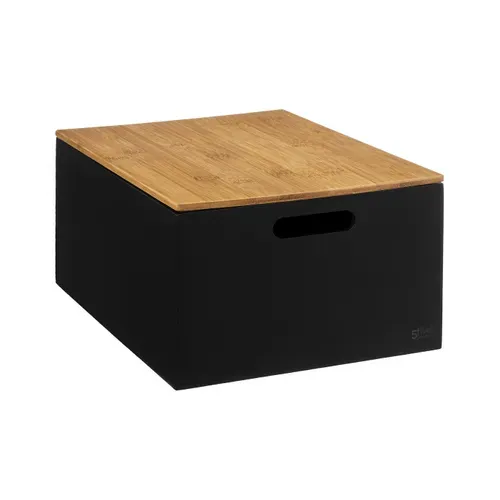 Lot De 3 Boites De Rangement En Bois Avec Couvercle Bambou