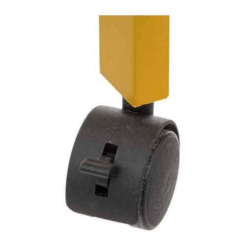 Desserte Roulante 3 Niveaux Jaune Moutarde H 75 Cm Idéale Pour Les Petits Espaces