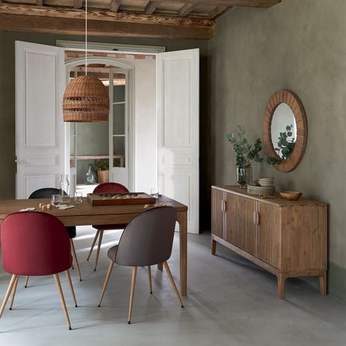 Table De Repas Extensible "sabor" 180-260cm Beige