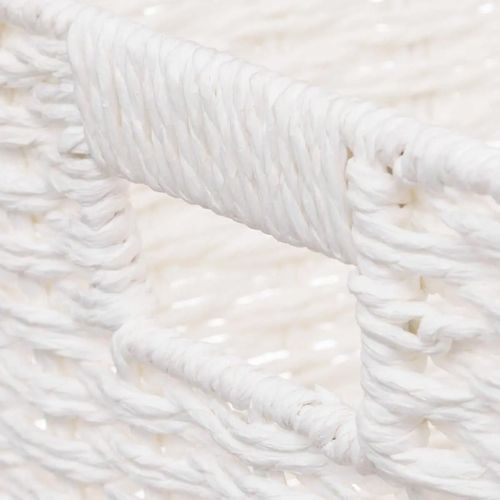Panier Vannerie 31x31cm "mix N' Modul" Blanc