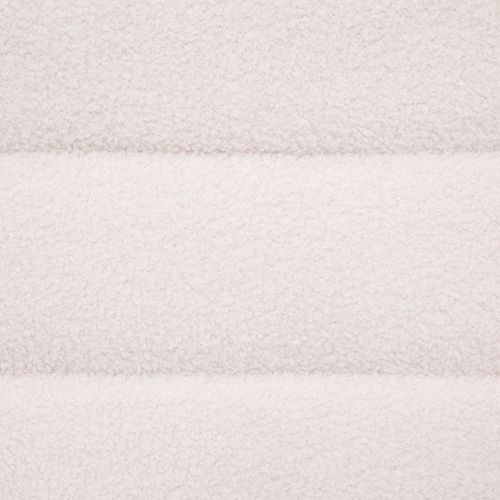 Banc Banquette Tissu Blanc à Bouclettes 100 X 40 Cm