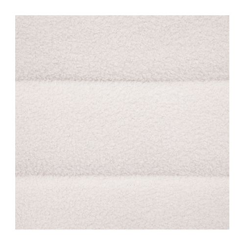 Banc Banquette Tissu Blanc à Bouclettes 100 X 40 Cm