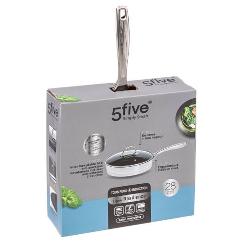 Sauteuse En Acier Inoxydable 28 Cm Resilience