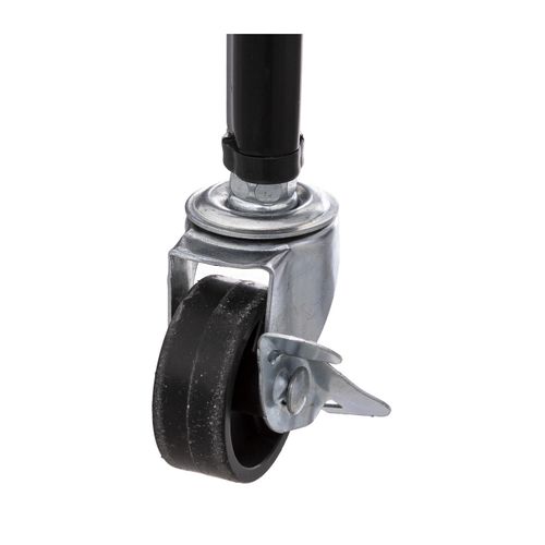 Desserte Roulante 3 Niveaux En Métal Noir H 80 Cm