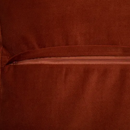 Coussin 55x55 cm LILOU Terracotta vue détaillée