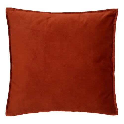 Coussin 55x55 cm LILOU Terracotta vue de face