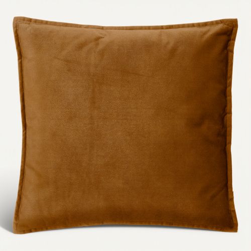Coussin 55x55 cm LILOU Mordoré vue de face