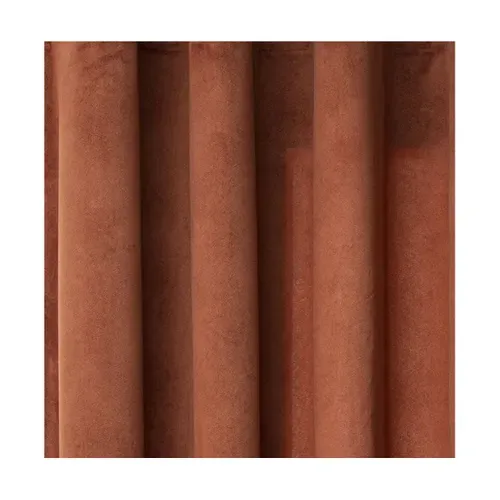 Rideau 140x260 cm LILOU Terracotta vue d'ambiance 1