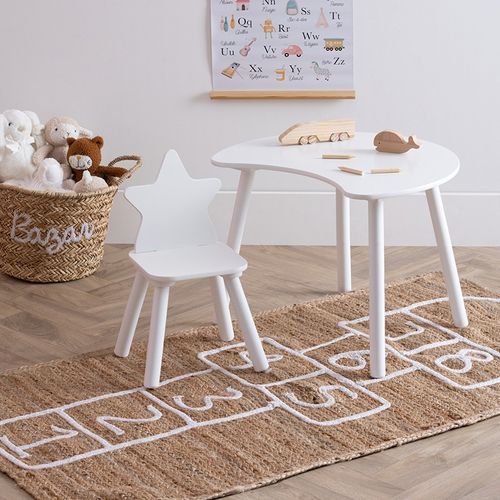 Chaise Enfant Douceur étoile Blanc Atmosphera