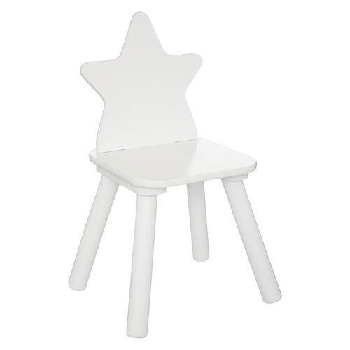 Chaise Enfant Douceur étoile Blanc Atmosphera