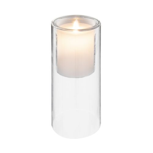 Coffret De 3 Bougies LED à Flamme Vacillante En Verre