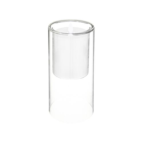 Coffret De 3 Bougies LED à Flamme Vacillante En Verre
