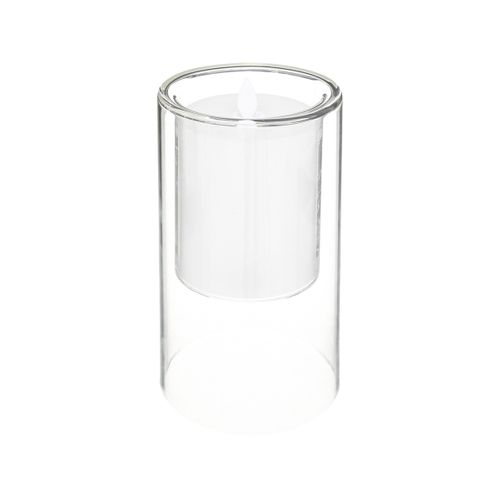 Coffret De 3 Bougies LED à Flamme Vacillante En Verre