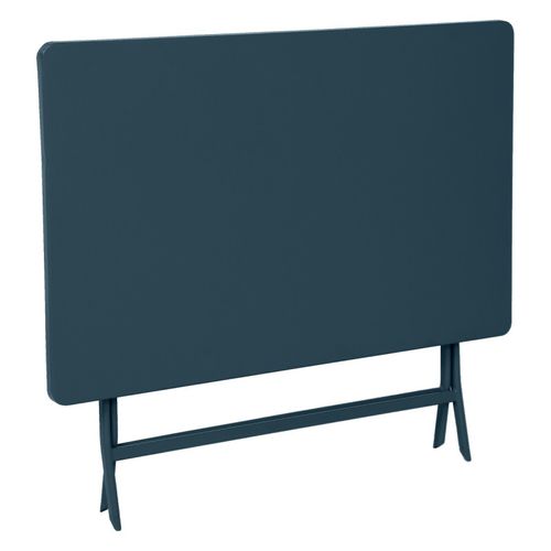 Table Rectangulaire Pliante Greensboro 4p Bleu Pétrole Hespéride