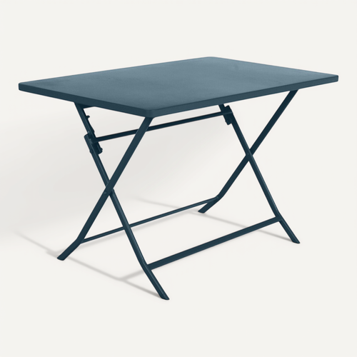 Table Rectangulaire Pliante Greensboro 4p Bleu Pétrole Hespéride