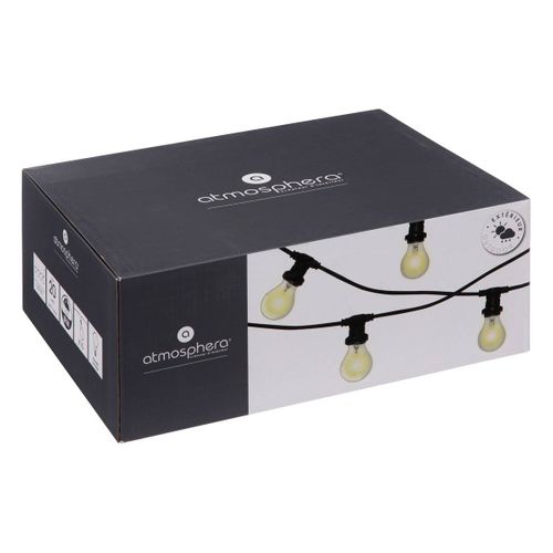 Guirlande Lumineuse D'extérieur Style Guinguette 10 Ampoules LED L 520 Cm