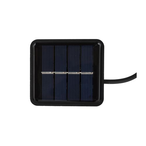 Guirlande Lumineuse Solaire Façon Guinguette 10 Ampoules De Couleurs LED Blanc Chaud Sur 5 Mètres