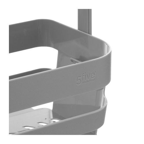 Serviteur De Douche à Suspendre Avec 2 Paniers Réglables En Hauteur H 73 Cm