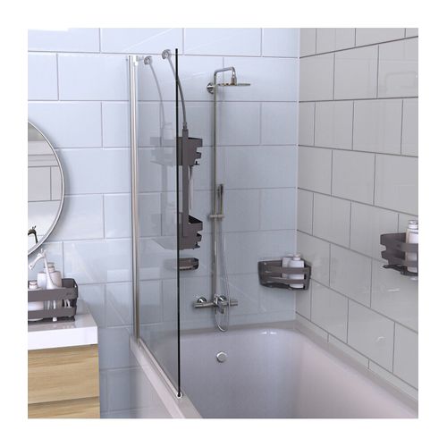 Serviteur De Douche à Suspendre Avec 2 Paniers Réglables En Hauteur H 73 Cm