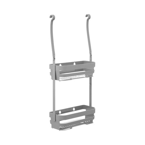 Serviteur De Douche à Suspendre Avec 2 Paniers Réglables En Hauteur H 73 Cm
