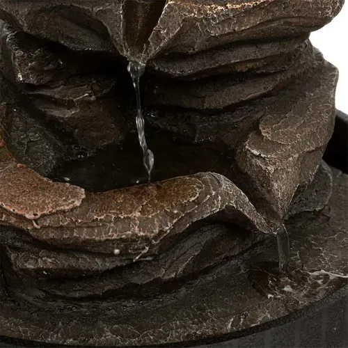 Fontaine résine H. 22,5 cm SHARIMA Noir vue accessoires