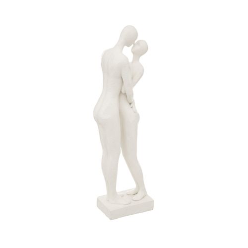 Statue couple H. 33 cm RIVI Blanc vue 3/4