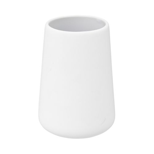 WENKO Gobelet Astera Céramique - Porte-Brosse à Dents Blanc Avec Motif Pissenlit