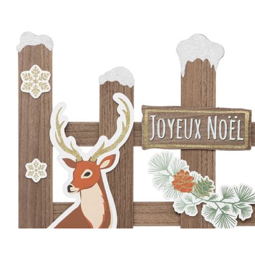 Set De 6 Autocollants 3D Scène Miniature DIY Avec Pince