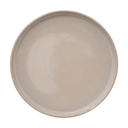 Assiette plate Ø. 27 cm TERRE INCONNUE Beige vue de face